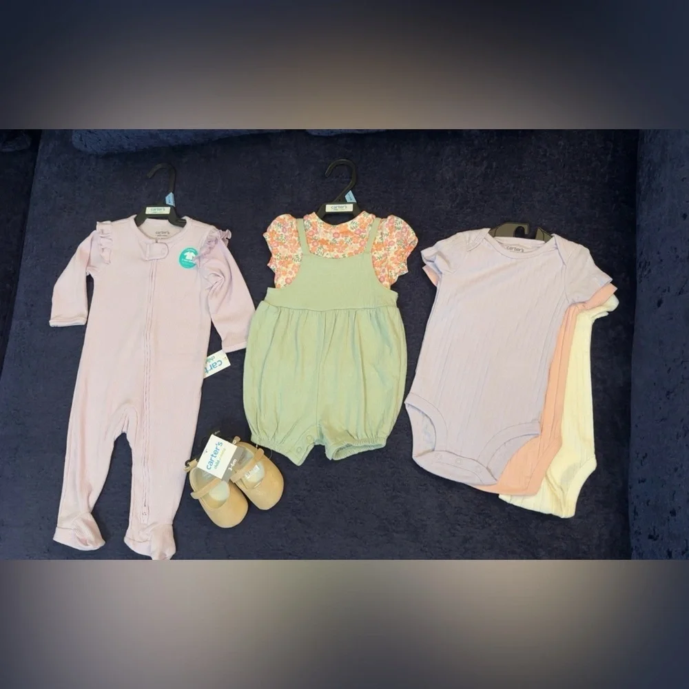 Adorable Baby Outfit Set in Pastel Colors Bundle